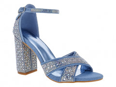 Sandalias Roze Color Azul Jeans para Mujer