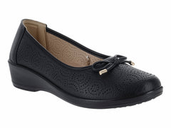 Zapatos Planos Comfort Fit Negros para Mujer