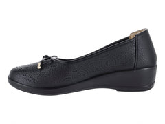Zapatos Planos Comfort Fit Negros para Mujer