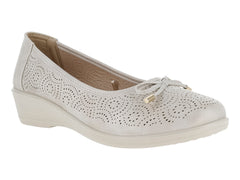 Zapatos Planos Comfort Fit Beige para Mujer