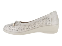 Zapatos Planos Comfort Fit Beige para Mujer
