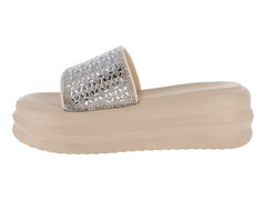 Sandalias Furor con Plataforma Beige para Mujer