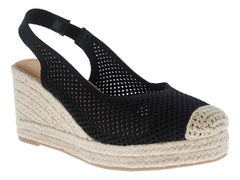 Sandalias Alpargatas Furor Negro para Mujer