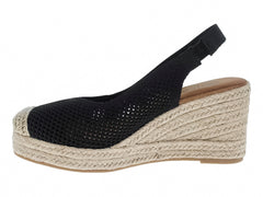 Sandalias Alpargatas Furor Negro para Mujer