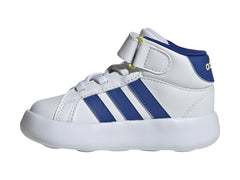 Tenis Adidas Grand Court Mid Blancos para Niño