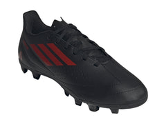 Tenis de Fútbol Adidas Deportivo III Negro y Rojo para Hombre