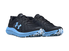Tenis Under Armour Assert 10 Negro y Azul para Niño