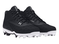Tenis Under Armour Leadoff Mid 3.0 Negro y Blanco para Hombre