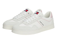 Tenis Tommy Hilfiger The Greenwich Blanco y Rosa para Mujer