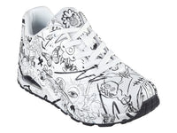 Tenis Skechers One Blanco y Negro para Mujer