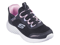 Tenis Skechers Bounder Negro y Blanco para Niña