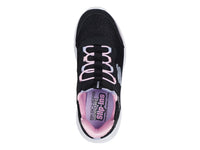 Tenis Skechers Bounder Negro y Blanco para Niña