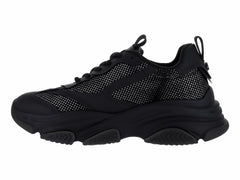 Tenis Steve Madden Negro Silver Glitter para Hombre