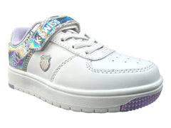 Tenis K-SWISS Blanco Iridiscente para Niña