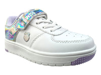 Tenis K-SWISS Blanco Iridiscente para Niña
