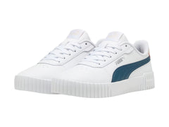 Tenis PUMA Carina 2.0 Blanco y Rosa para Mujer