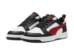 Tenis PUMA Rebound V6 Low Blanco con Rojo para Hombre