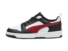 Tenis PUMA Rebound V6 Low Blanco con Rojo para Hombre