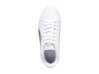 Tenis PUMA Rickie Classic Blanco y Oro Rosa para Niña