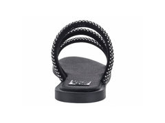 Sandalias Luna Rosa Negro Plata para Mujer