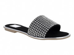 Sandalias Luna Rosa Negro Plata para Mujer