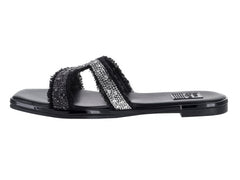 Sandalias Luna Rosa Negro Plata para Mujer