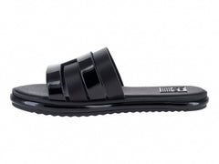 Sandalias Luna Rosa Negro Charol para Mujer