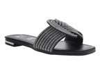 Sandalias Luna Rosa Negro Plata para Mujer