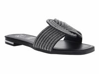 Sandalias Luna Rosa Negro Plata para Mujer