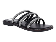 Sandalias Luna Rosa Negro para Mujer