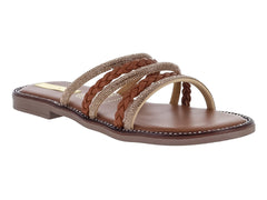 Sandalias Luna Rosa Color Tan para Mujer