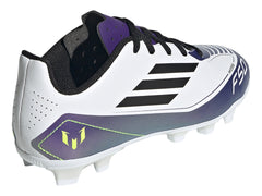 Tenis de Fútbol Adidas Messi F50 Club Morado y Blanco para Niño