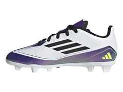 Tenis de Fútbol Adidas Messi F50 Club Morado y Blanco para Niño