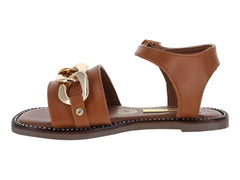 Sandalias Mia Bonita Color Tan para Niña