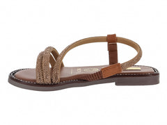 Sandalias Mia Bonita Color Tan para Niña