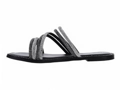 Sandalias Luna Rosa Negro para Mujer