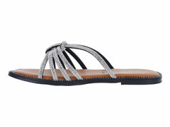 Sandalias Luna Rosa Plata para Mujer
