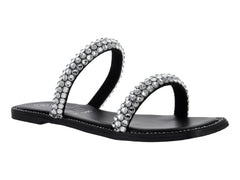 Sandalias Luna Rosa Negro para Mujer