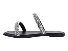 Sandalias Luna Rosa Negro para Mujer