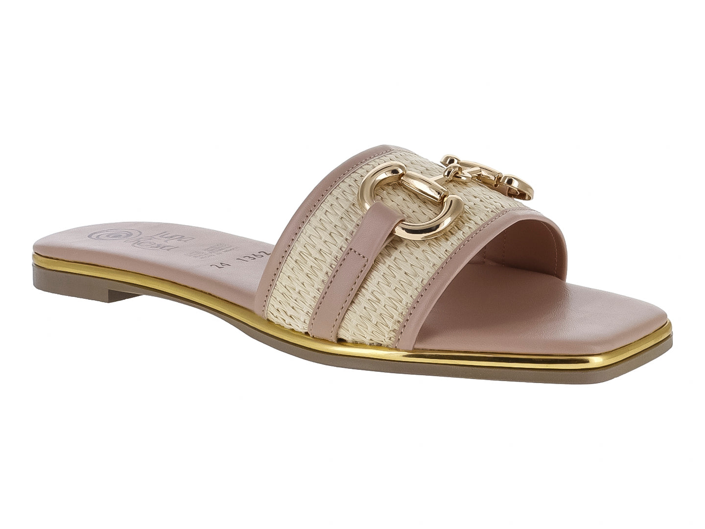 Sandalias Luna Rosa Color Maquillaje para Mujer