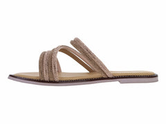 Sandalias Luna Rosa Color Maquillaje para Mujer