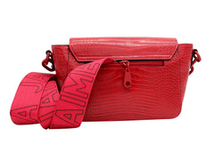 Bolso Jaime Ibiza Rojo Croco para Mujer