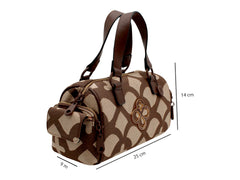 Bolso Jaime Ibiza Jacquard Chocolate para Mujer