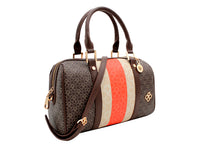 Bolso Mini Cilíndrico Jaime Ibiza Chocolate para Mujer