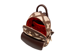 Mochila Jaime Ibiza Jacquard Chocolate para Mujer