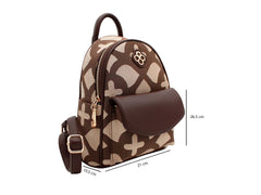 Mochila Jaime Ibiza Jacquard Chocolate para Mujer