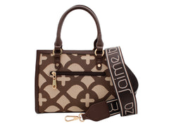 Bolso Jaime Ibiza Jacquard Chocolate para Mujer