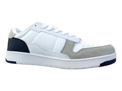 Tenis K-SWISS Low ST Blanco, Azul Marino y Gris para Hombre