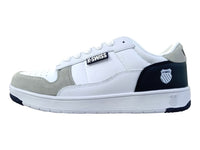 Tenis K-SWISS Low ST Blanco, Azul Marino y Gris para Hombre