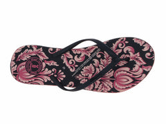 Sandalias Illegal Negro Floral para Mujer